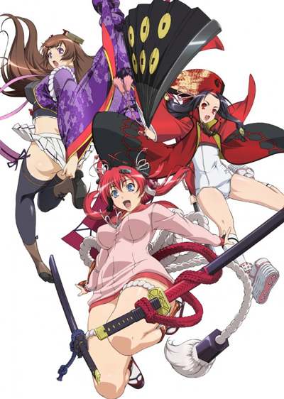 Сад тысячи цветов: девушки-самураи / Hyakka Ryouran: Samurai Girls